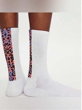 Free people lucky honey front runner tube socks limited edition OS NWOT